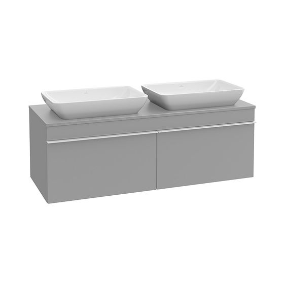 Villeroy & Boch Waschtischunterschrank Venticello 05 1257x436x502mm 2 Auszüge, für 2 Waschbecken Stone Oak