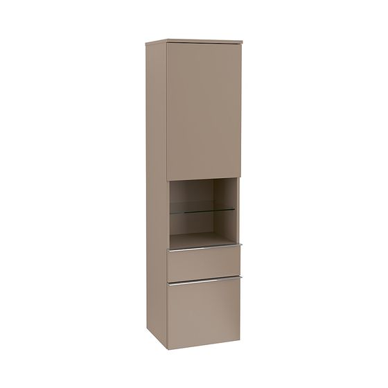 Villeroy & Boch Hochschrank Venticello 12 404x1546x372mm 1 Tür 2 Schubladen, Anschlag rechts, Nordic Oak