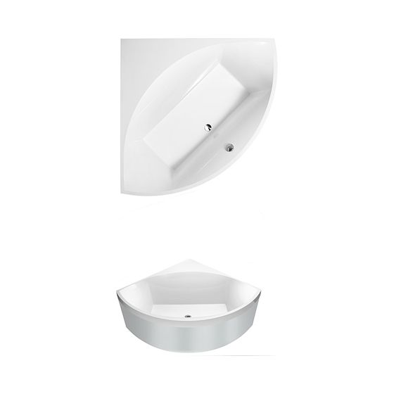 Villeroy & Boch Eckbadewanne Squaro 1450x1450x525mm Eck Weiß Alpin