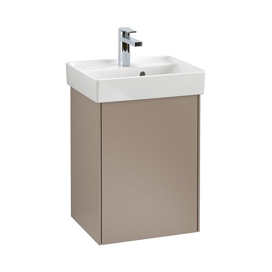 Villeroy & Boch Waschtischunterschrank Collaro 410x546x344mm 1 Tür, Anschlag links, Waschtisch mittig, Truffle Grey