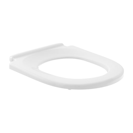 Villeroy & Boch Ringsitz ViCare 353x422x38mm Oval Weiß Alpin AntiBac