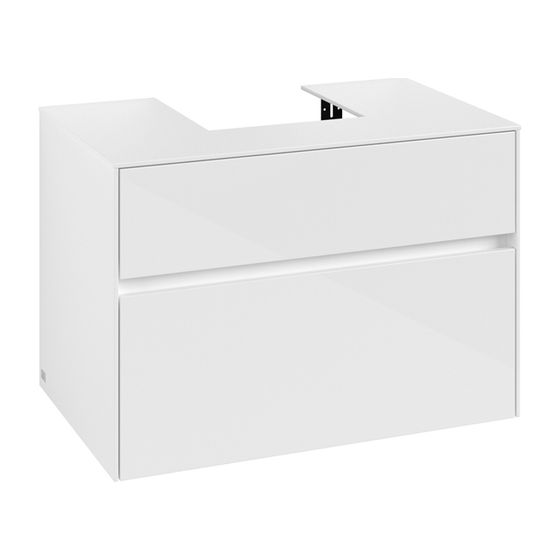 Villeroy & Boch Waschtischunterschrank Collaro C09300 800x548x500mm Glossy White