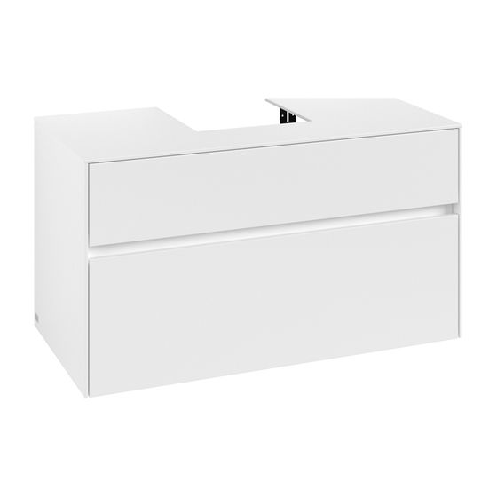 Villeroy & Boch Waschtischunterschrank Collaro C09400 1000x548x500mm White Matt