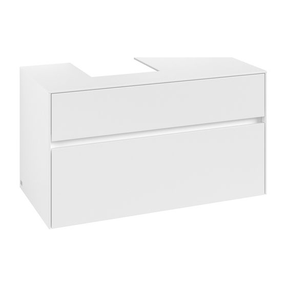 Villeroy & Boch Waschtischunterschrank Collaro C09500 1000x548x500mm White Matt