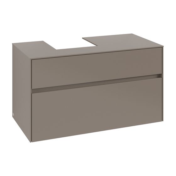 Villeroy & Boch Waschtischunterschrank Collaro C09500 1000x548x500mm Truffle Grey