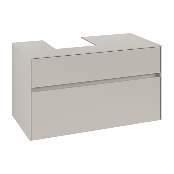 Villeroy & Boch Waschtischunterschrank Collaro C09500 1000x548x500mm Soft Grey