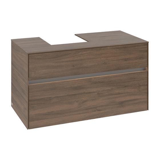 Villeroy & Boch Waschtischunterschrank Collaro C095B0 1000x548x500mm mit Beleuchtung Arizona Oak