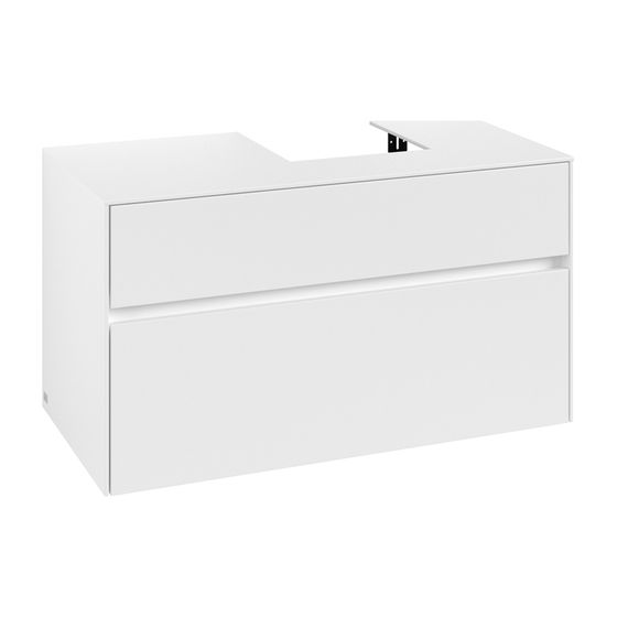 Villeroy & Boch Waschtischunterschrank Collaro C09600 1000x548x500mm White Matt