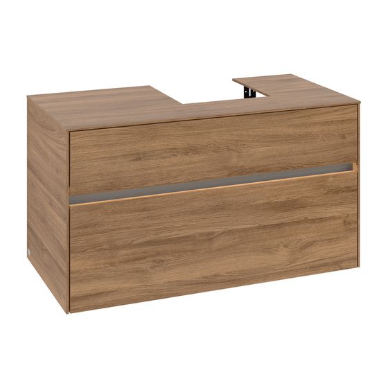 Villeroy & Boch Waschtischunterschrank Collaro C096B0 1000x548x500mm mit Beleuchtung Kansas Oak