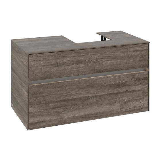 Villeroy & Boch Waschtischunterschrank Collaro C096B0 1000x548x500mm mit Beleuchtung Stone Oak