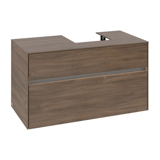 Villeroy & Boch Waschtischunterschrank Collaro C096B0 1000x548x500mm mit Beleuchtung Arizona Oak