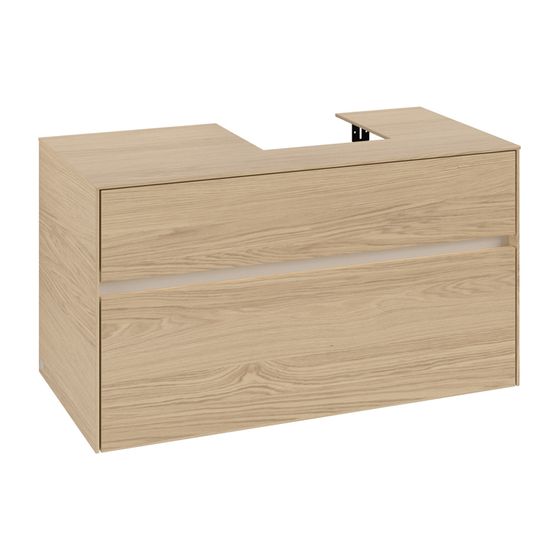 Villeroy & Boch Waschtischunterschrank Collaro C096B0 1000x548x500mm mit Beleuchtung Nordic Oak