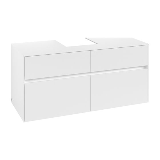 Villeroy & Boch Waschtischunterschrank Collaro C09700 1200x548x500mm White Matt