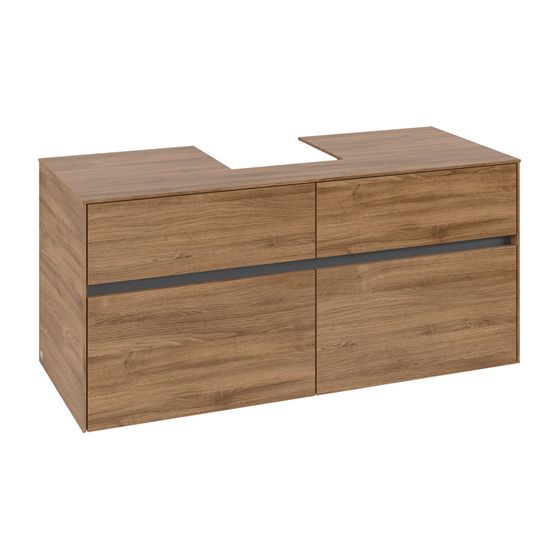 Villeroy & Boch Waschtischunterschrank Collaro C09700 1200x548x500mm Kansas Oak