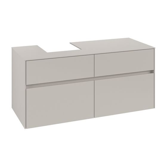 Villeroy & Boch Waschtischunterschrank Collaro C09800 1200x548x500mm Soft Grey