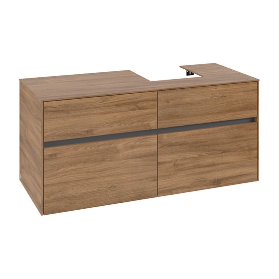 Villeroy & Boch Waschtischunterschrank Collaro C09900 1200x548x500mm Kansas Oak