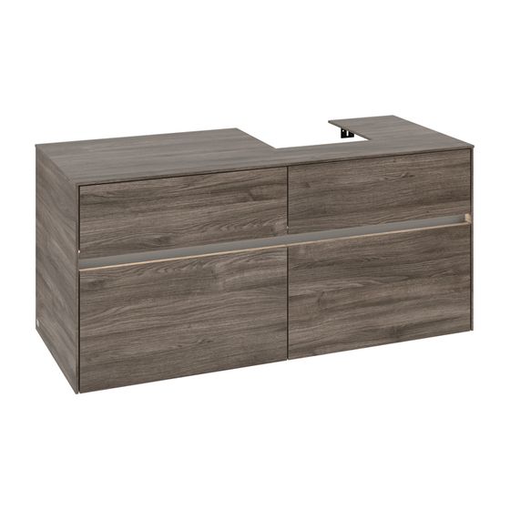 Villeroy & Boch Waschtischunterschrank Collaro C099B0 1200x548x500mm mit Beleuchtung Stone Oak