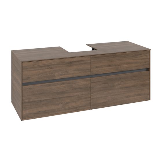 Villeroy & Boch Waschtischunterschrank Collaro C10000 1400x548x500mm Arizona Oak