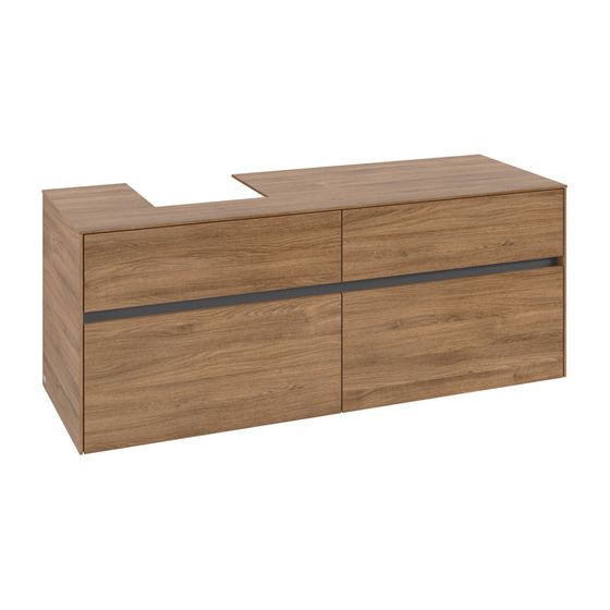 Villeroy & Boch Waschtischunterschrank Collaro C10100 1400x548x500mm Kansas Oak