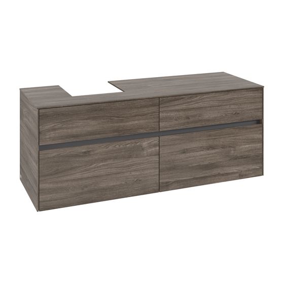 Villeroy & Boch Waschtischunterschrank Collaro C10100 1400x548x500mm Stone Oak