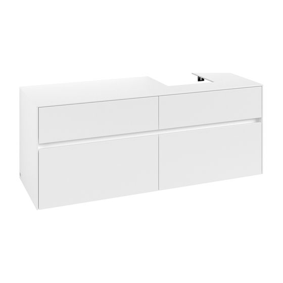 Villeroy & Boch Waschtischunterschrank Collaro C10200 1400x548x500mm White Matt