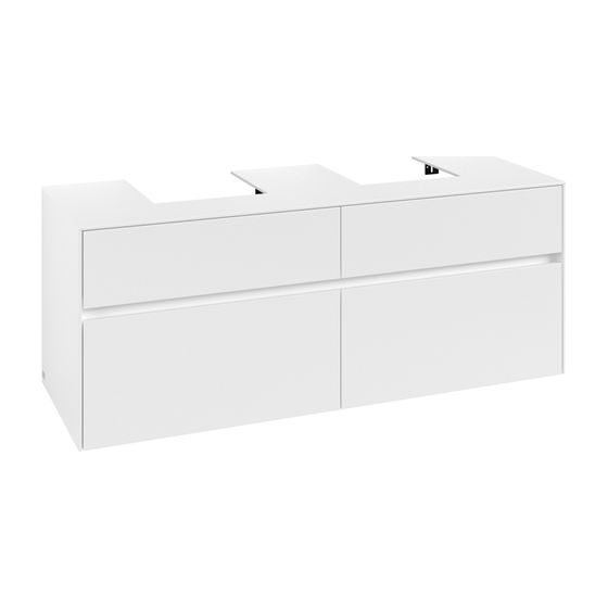 Villeroy & Boch Waschtischunterschrank Collaro C10300 1400x548x500mm White Matt