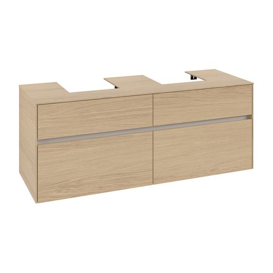 Villeroy & Boch Waschtischunterschrank Collaro C10300 1400x548x500mm Nordic Oak