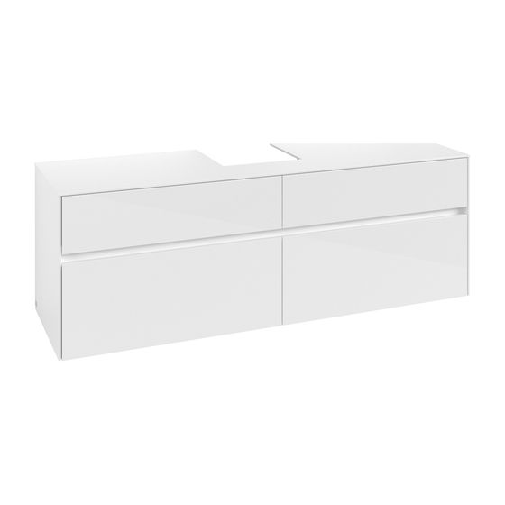 Villeroy & Boch Waschtischunterschrank Collaro C10400 1600x548x500mm Glossy White