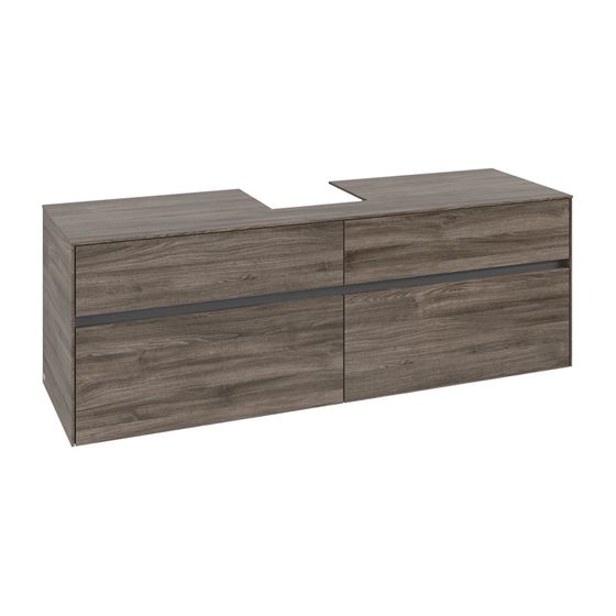 Villeroy & Boch Waschtischunterschrank Collaro C10400 1600x548x500mm Stone Oak