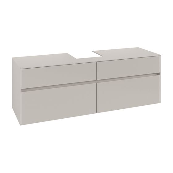 Villeroy & Boch Waschtischunterschrank Collaro C10400 1600x548x500mm Soft Grey