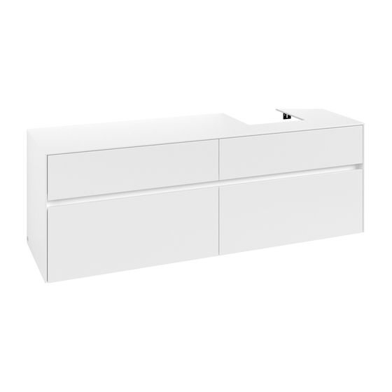 Villeroy & Boch Waschtischunterschrank Collaro C10600 1600x548x500mm White Matt