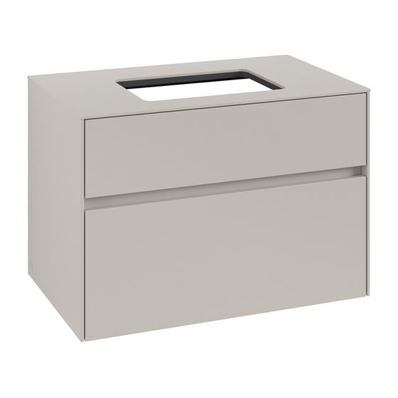 Villeroy & Boch Waschtischunterschrank Collaro C10800 800x548x500mm Soft Grey