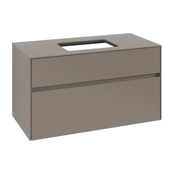 Villeroy & Boch Waschtischunterschrank Collaro C10900 1000x548x500mm Truffle Grey