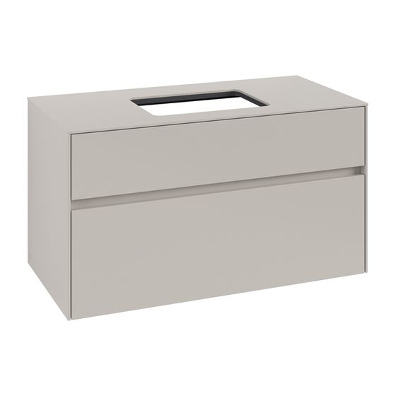 Villeroy & Boch Waschtischunterschrank Collaro C10900 1000x548x500mm Soft Grey