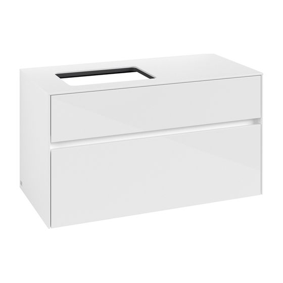 Villeroy & Boch Waschtischunterschrank Collaro C11000 1000x548x500mm Glossy White