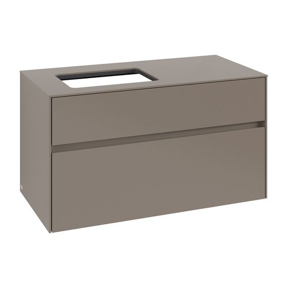 Villeroy & Boch Waschtischunterschrank Collaro C11000 1000x548x500mm Truffle Grey