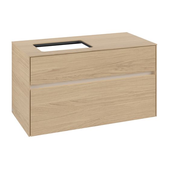 Villeroy & Boch Waschtischunterschrank Collaro C110B0 1000x548x500mm mit Beleuchtung Nordic Oak