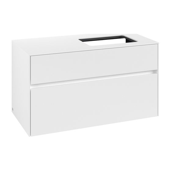 Villeroy & Boch Waschtischunterschrank Collaro C11100 1000x548x500mm White Matt