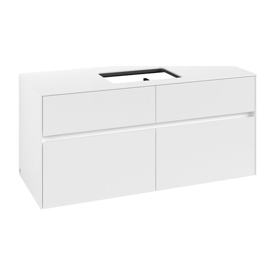 Villeroy & Boch Waschtischunterschrank Collaro C11200 1200x548x500mm White Matt