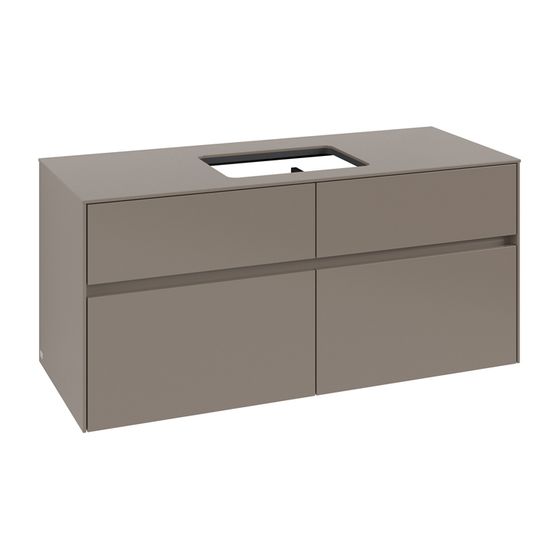 Villeroy & Boch Waschtischunterschrank Collaro C11200 1200x548x500mm Truffle Grey