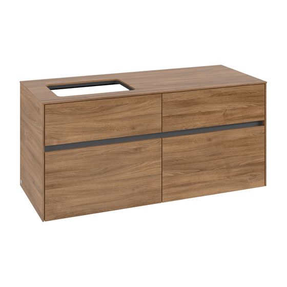 Villeroy & Boch Waschtischunterschrank Collaro C11300 1200x548x500mm Kansas Oak