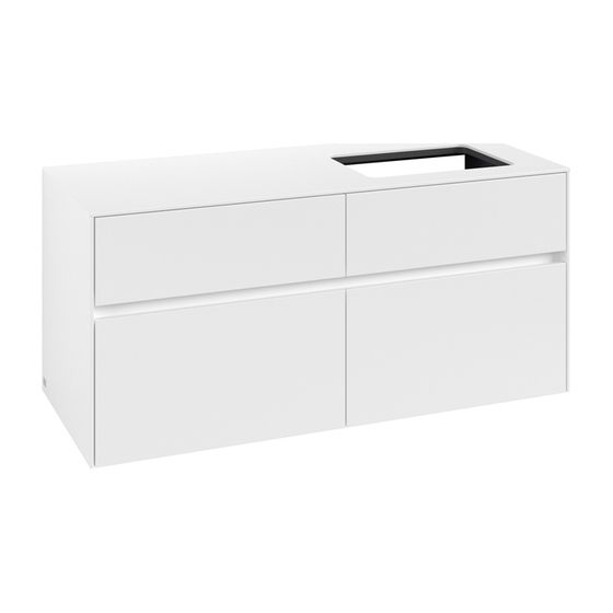 Villeroy & Boch Waschtischunterschrank Collaro C11400 1200x548x500mm White Matt