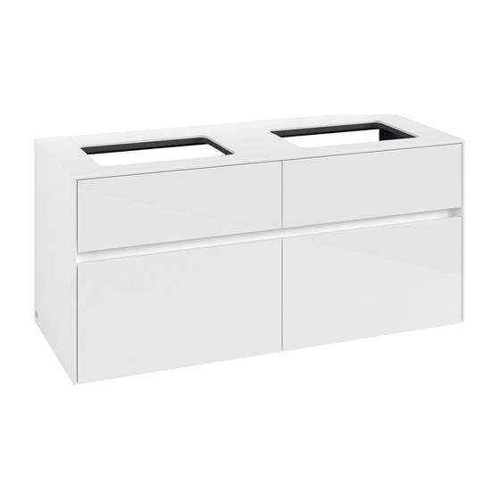 Villeroy & Boch Waschtischunterschrank Collaro C11500 1200x548x500mm Glossy White