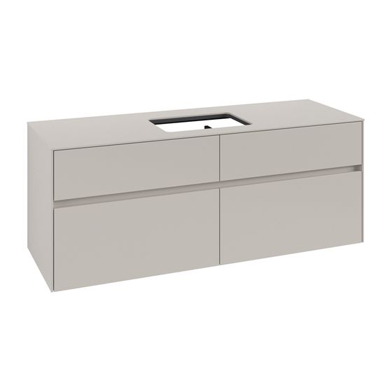 Villeroy & Boch Waschtischunterschrank Collaro C11600 1400x548x500mm Soft Grey