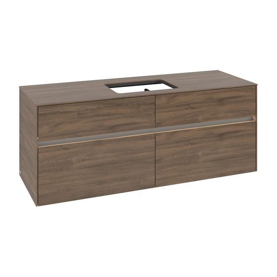 Villeroy & Boch Waschtischunterschrank Collaro C116B0 1400x548x500mm mit Beleuchtung Arizona Oak