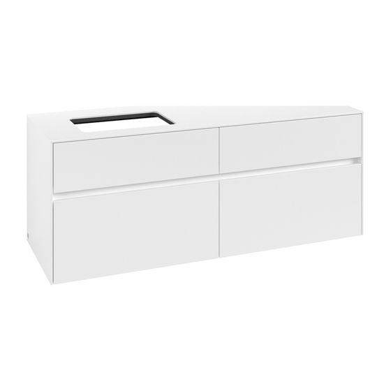 Villeroy & Boch Waschtischunterschrank Collaro C11700 1400x548x500mm White Matt