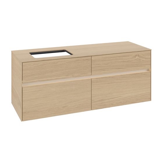 Villeroy & Boch Waschtischunterschrank Collaro C117B0 1400x548x500mm mit Beleuchtung Nordic Oak