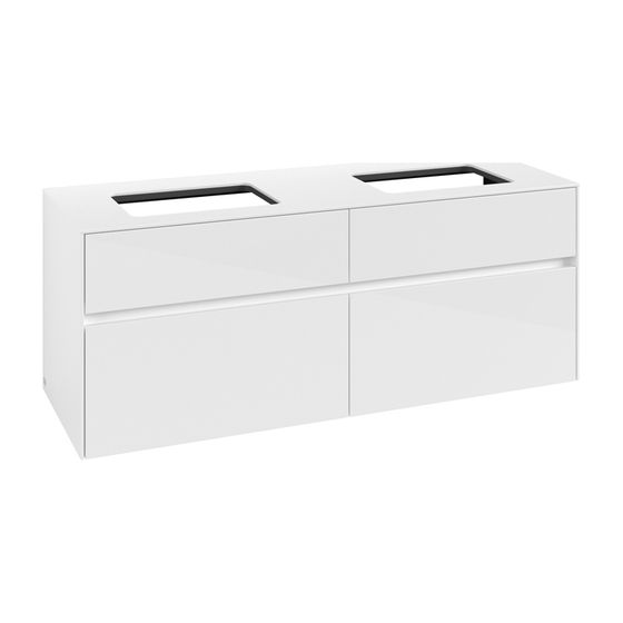 Villeroy & Boch Waschtischunterschrank Collaro C11900 1400x548x500mm Glossy White