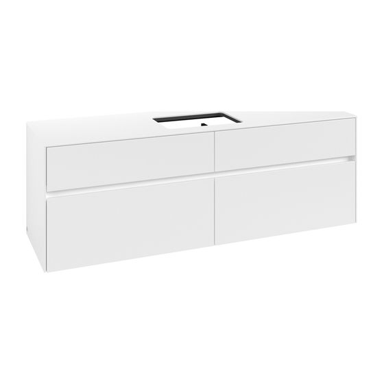 Villeroy & Boch Waschtischunterschrank Collaro C12000 1600x548x500mm White Matt