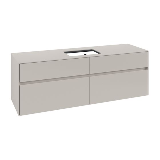 Villeroy & Boch Waschtischunterschrank Collaro C12000 1600x548x500mm Soft Grey